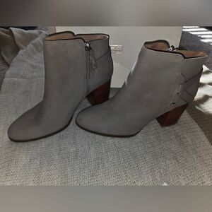 Nordstrom Gray Ankle Booties